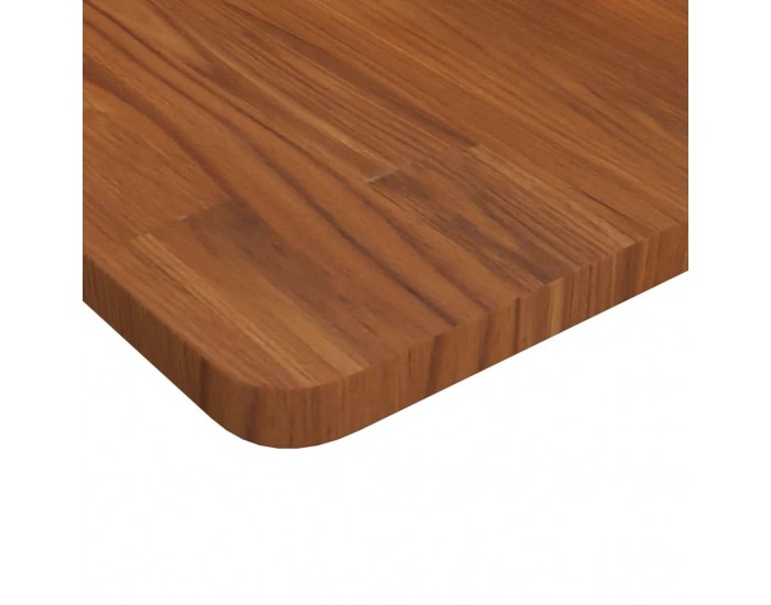 Sonata H Квадратен плот за маса, тъмнокафяв, 60x60x2,5 см, дъб масив