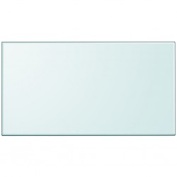 Sonata H Темпериран стъклен плот за маса, правоъгълен, 1200x650 мм - Части за Маси