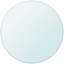 Sonata H Темпериран стъклен плот за кръгла маса, 800 мм - Части за Маси