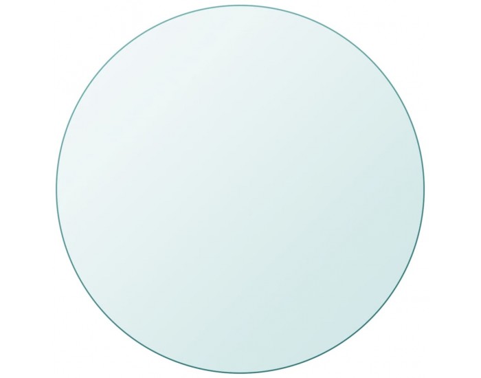 Sonata H Темпериран стъклен плот за кръгла маса, 800 мм