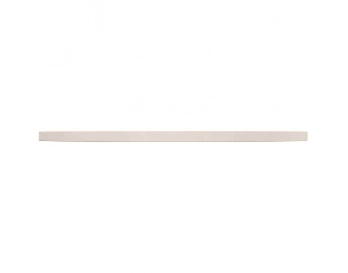 Sonata H Плот за маса, кръгъл, бял, Ø70x3 см, бор масив