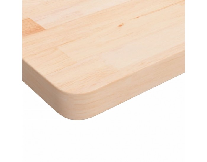 Sonata H Квадратен плот за маса, 90x90x4 см, необработен дъб масив