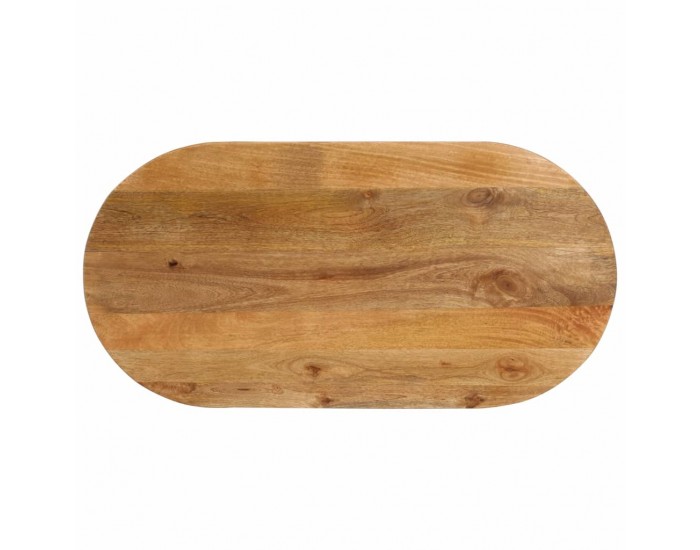 Sonata H Плот за маса, 100x40x3,8 см, овален, масивно дърво манго