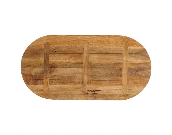 Sonata H Плот за маса, 100x40x3,8 см, овален, масивно дърво манго