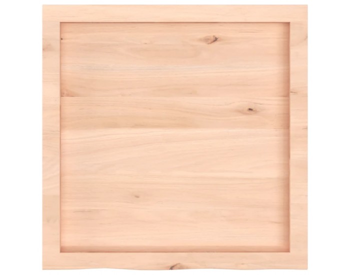 Sonata H Плот за маса, 60x60x(2-6) см, необработен масивен дъб