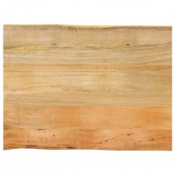 Sonata H Плот за маса, 90x60x2,5 см, жив ръб, масивно дърво манго - Части за Маси