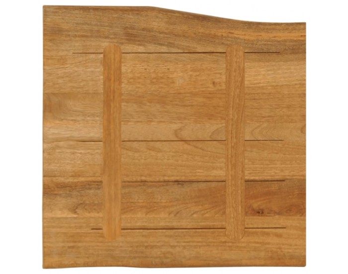 Sonata H Плот за маса, 60x60x2,5 см, жив ръб, масивно дърво манго