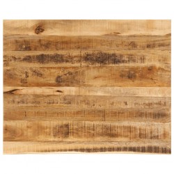 Sonata H Плот за маса, 90x80x3,8 см, жив ръб, грубо мангово дърво масив - Части за Маси