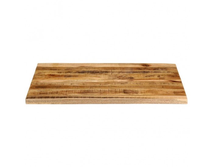 Sonata H Плот за маса, 90x80x3,8 см, жив ръб, грубо мангово дърво масив