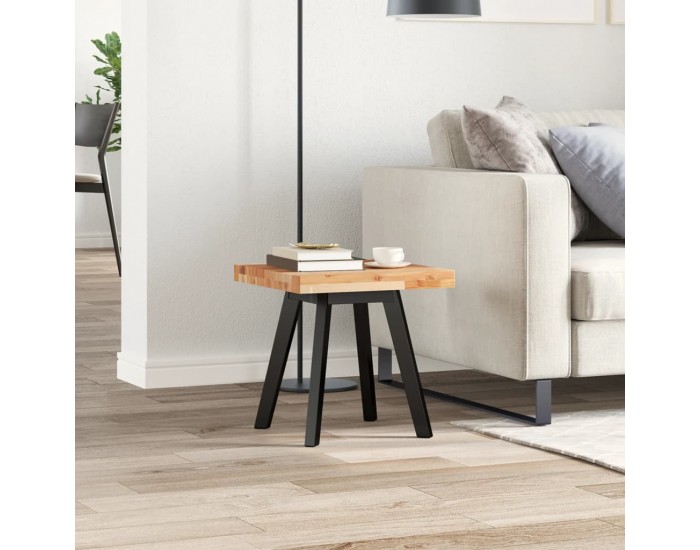 Sonata H Плот за маса квадратен 40x40x4 см масивна акация