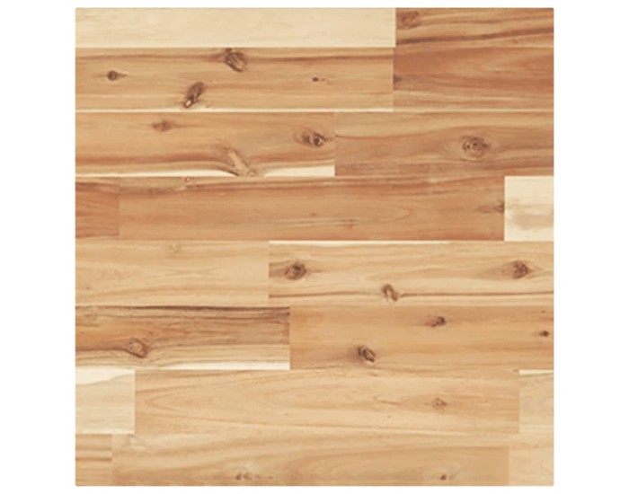 Sonata H Плот за маса квадратен 40x40x4 см масивна акация