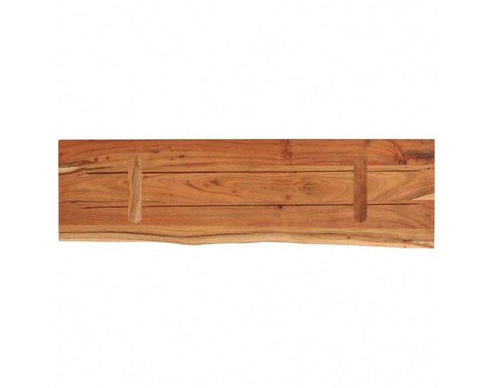 Sonata H Стенен рафт, 70x20x3,8 см, правоъгълен, масив акация, жив ръб