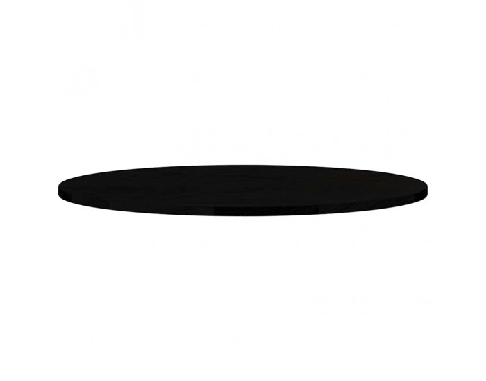 Sonata H Плот за маса, тъмнокафяв, 80x40x2 см, дъб масив, овална