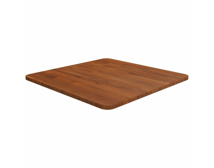 Sonata H Квадратен плот за маса, тъмнокафяв, 50x50x1,5 см, дъб масив