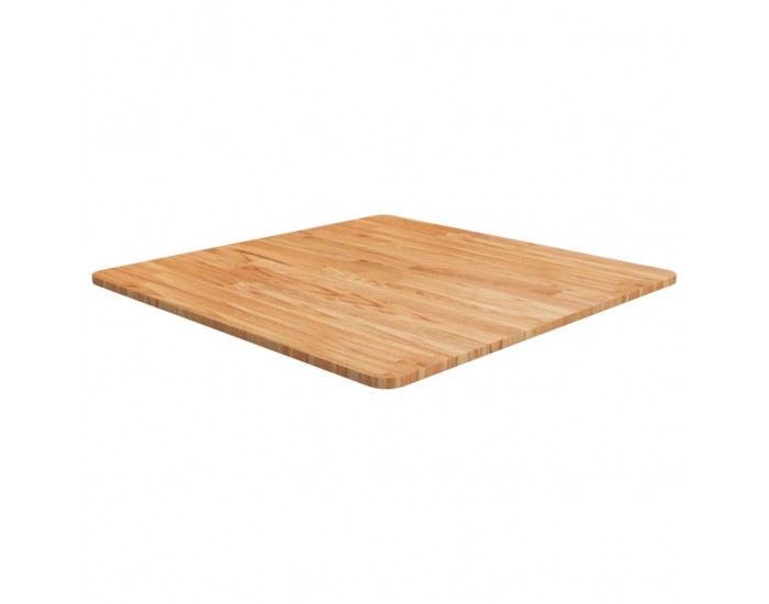 Sonata H Квадратен плот за маса, светлокафяв, 70x70x1,5 см, дъб масив