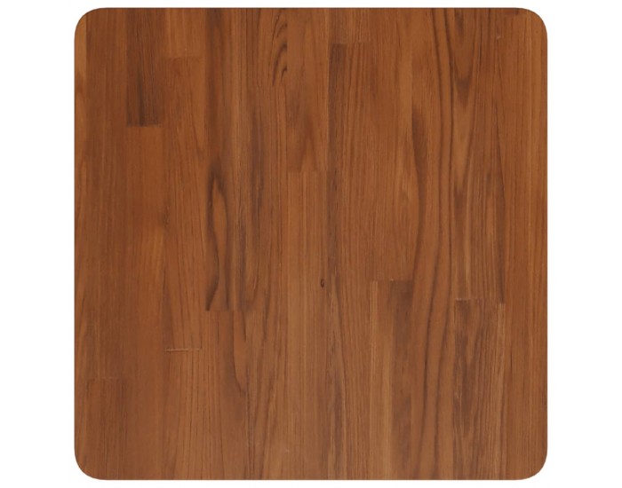 Sonata H Квадратен плот за маса, тъмнокафяв, 50x50x2,5 см, дъб масив