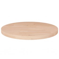 Sonata H Кръгъл плот за маса, Ø30x2,5 см, необработен дъб масив - Части за Маси