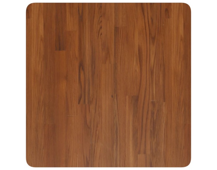 Sonata H Квадратен плот за маса, тъмнокафяв, 60x60x4 см, дъб масив