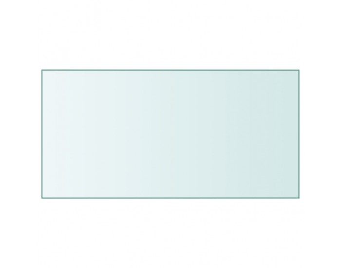 Sonata H Плот за маса прозрачен 50x100 см закалено стъкло