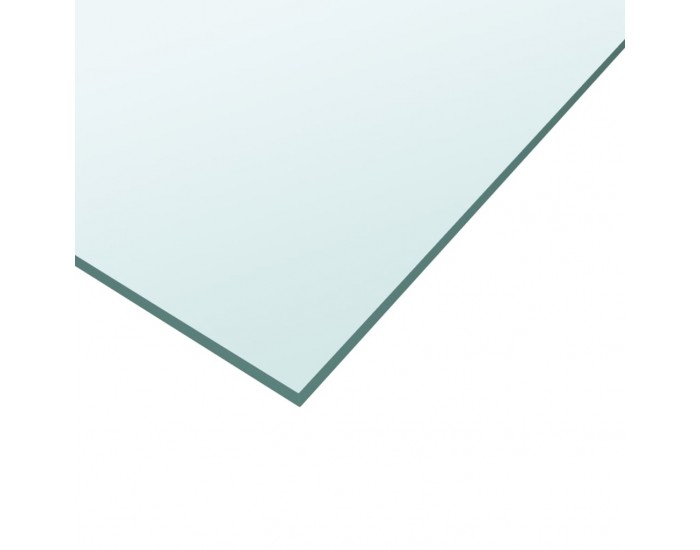 Sonata H Плот за маса прозрачен 50x100 см закалено стъкло