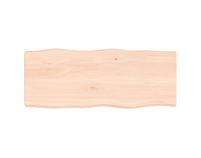 Sonata H Плот за маса 100x40x(2-6) см необработено масивно дърво жив ръб