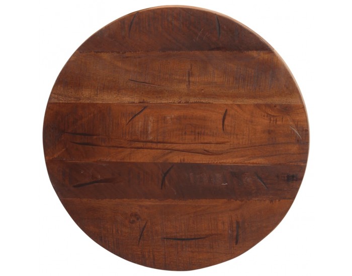 Sonata H Плот за маса Ø 50x3,8 см кръгъл масивна регенерирана дървесина