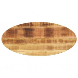 Sonata H Плот за маса, 80x40x3,8 см, овален, масивно дърво манго - Части за Маси