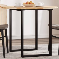 Sonata H Плот за маса, кръгъл, Ø90x2 см, акациево дърво масив - Части за Маси