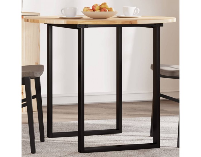 Sonata H Плот за маса, кръгъл, Ø90x2 см, акациево дърво масив