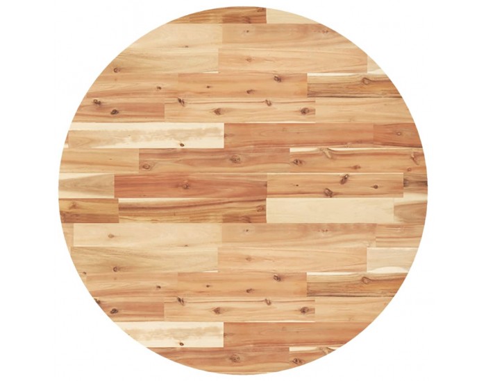 Sonata H Плот за маса, кръгъл, Ø80x2 см, акациево дърво масив