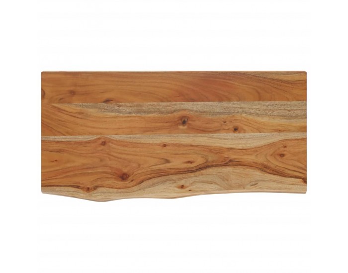 Sonata H Стенен рафт, 60x30x2,5 см, правоъгълен, масив акация, жив ръб
