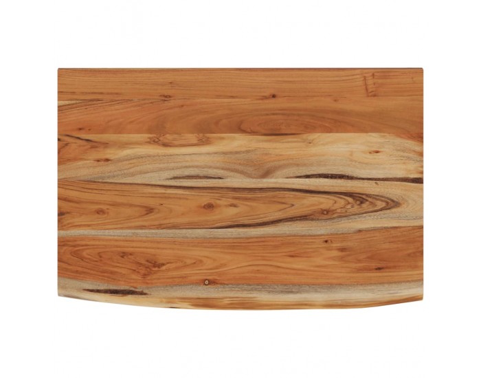 Sonata H Стенен рафт, 60x40x2,5 см, правоъгълен, масив акация, жив ръб