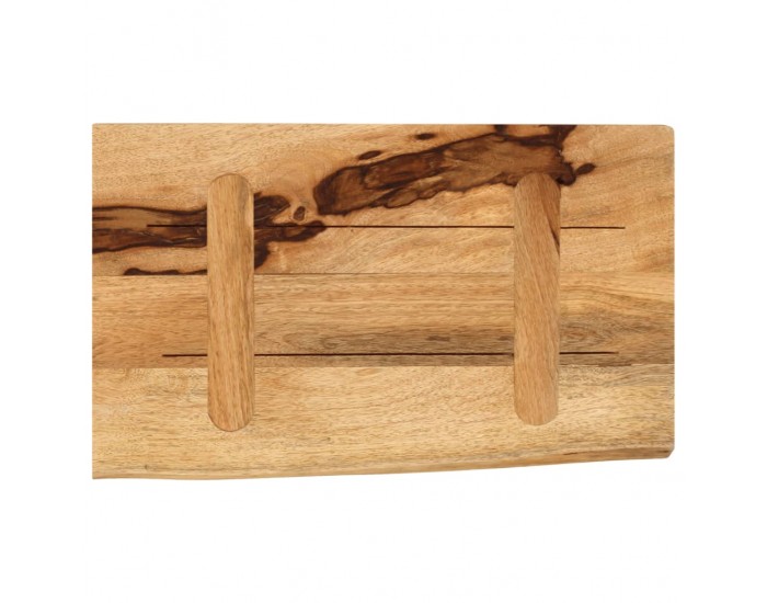 Sonata H Плот за маса, 50x20x2,5 см, жив ръб, грубо мангово дърво масив