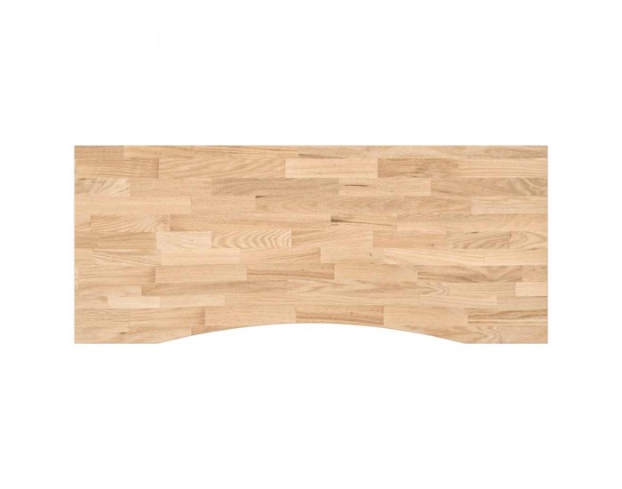 Sonata H Плот на бюро 120x60x2,5 cm необработен масивен дъб правоъгълна