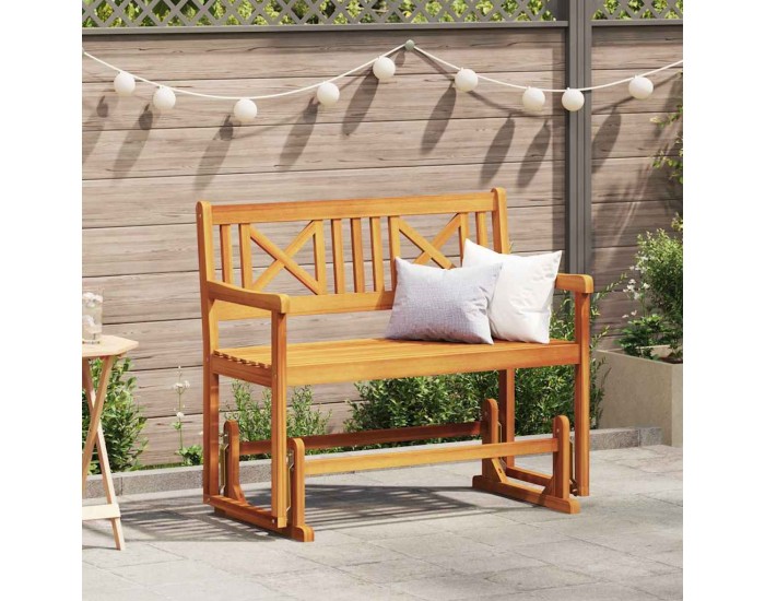 Sonata H Скамейка Глайдер за Градина Кафяво 110 x 59 x 97см