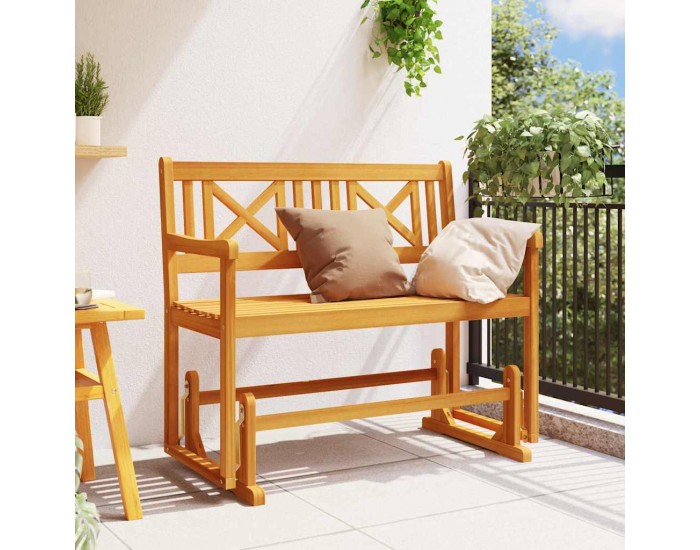 Sonata H Скамейка Глайдер за Градина Кафяво 110 x 59 x 97см