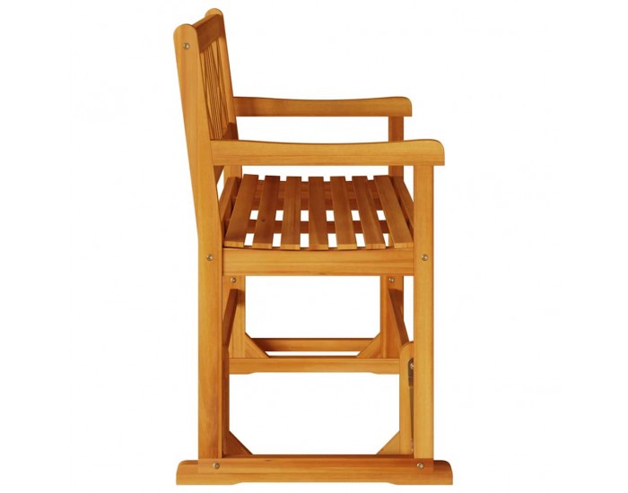 Sonata H Скамейка Глайдер за Градина Кафяво 110 x 59 x 97см