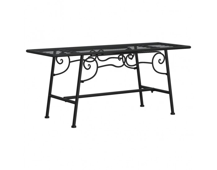 Sonata H Пейка за дърво, 110 см, черна, стомана