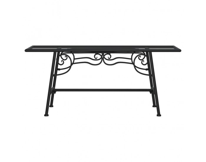 Sonata H Пейка за дърво, 110 см, черна, стомана