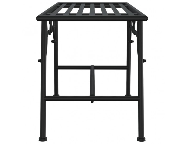 Sonata H Пейка за дърво, 110 см, черна, стомана