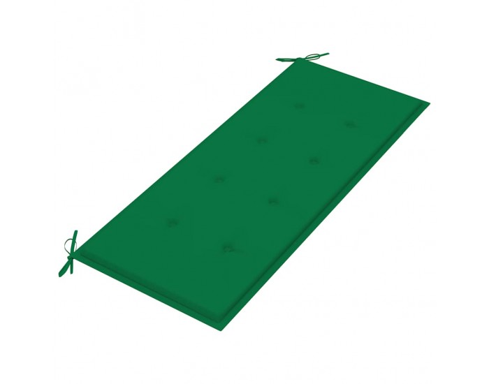 Sonata H Сгъваема градинска пейка с възглавница, 118 см, бамбук