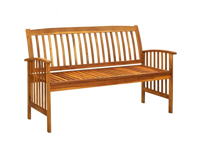 Sonata H Градинска пейка с възглавница, 147 cм, акация масив