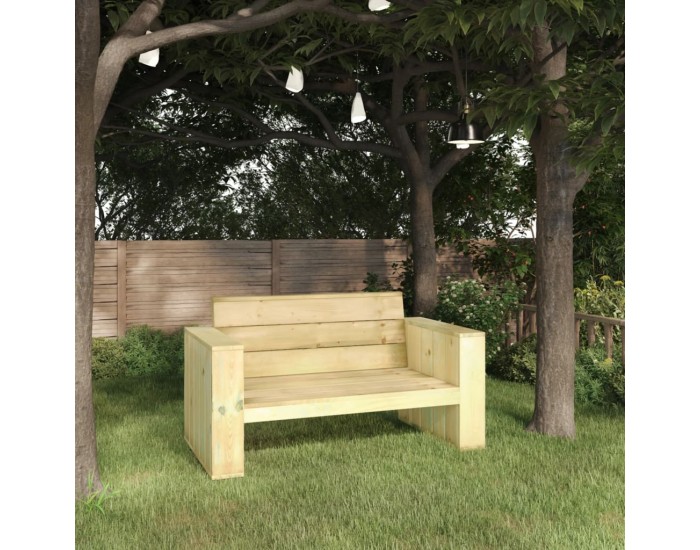 Sonata H Градинска пейка, 139 см, импрегнирана борова дървесина