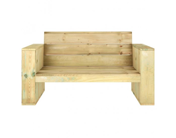 Sonata H Градинска пейка, 139 см, импрегнирана борова дървесина