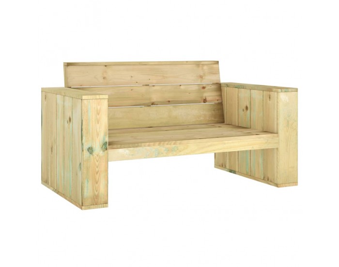 Sonata H Градинска пейка, 139 см, импрегнирана борова дървесина