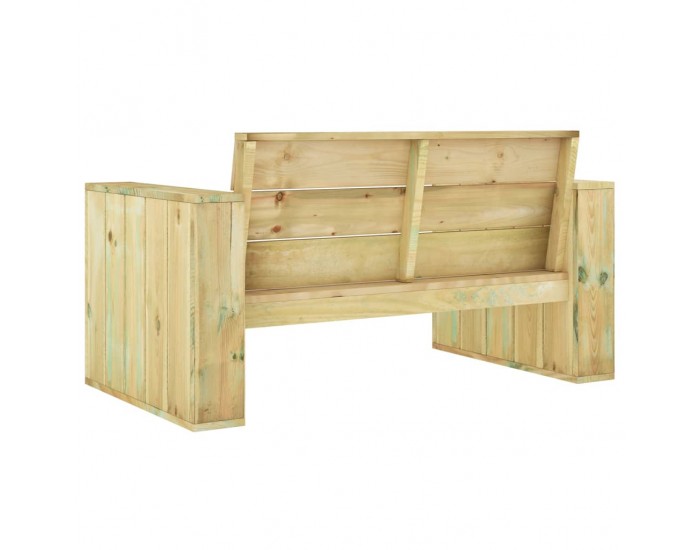 Sonata H Градинска пейка, 139 см, импрегнирана борова дървесина