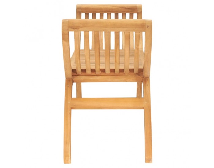 Sonata H Градинска пейка, 126 см, тик масив