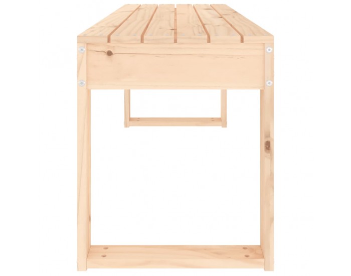 Sonata H Градинска пейка, 110x38x45 см, борово дърво масив