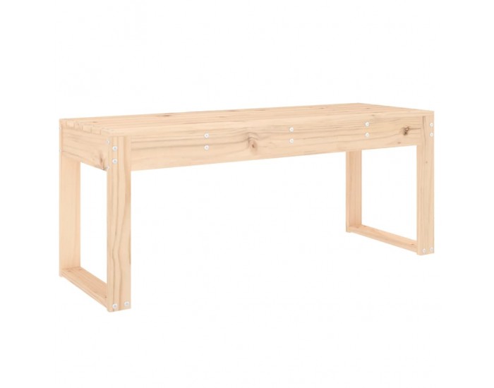 Sonata H Градинска пейка, 110x38x45 см, борово дърво масив