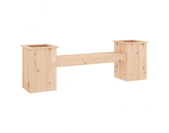 Sonata H Пейка със саксии, 184,5x39,5x56,5 см, борово дърво масив